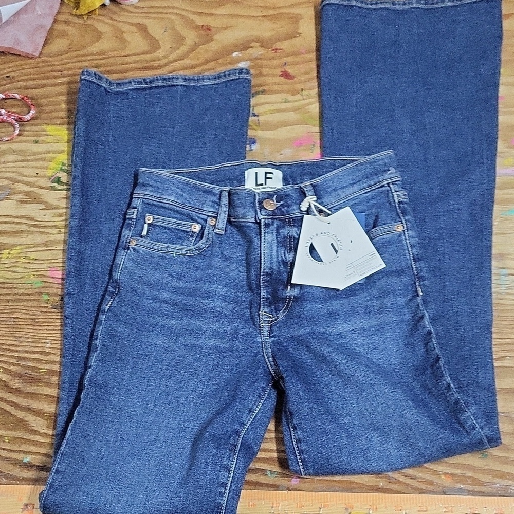 Lovers and Friends wide leg jean 25 nwt River